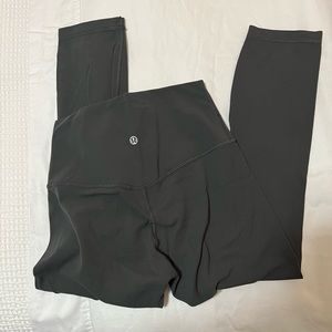 Lululemon align leggings 21” cropped graphite gray